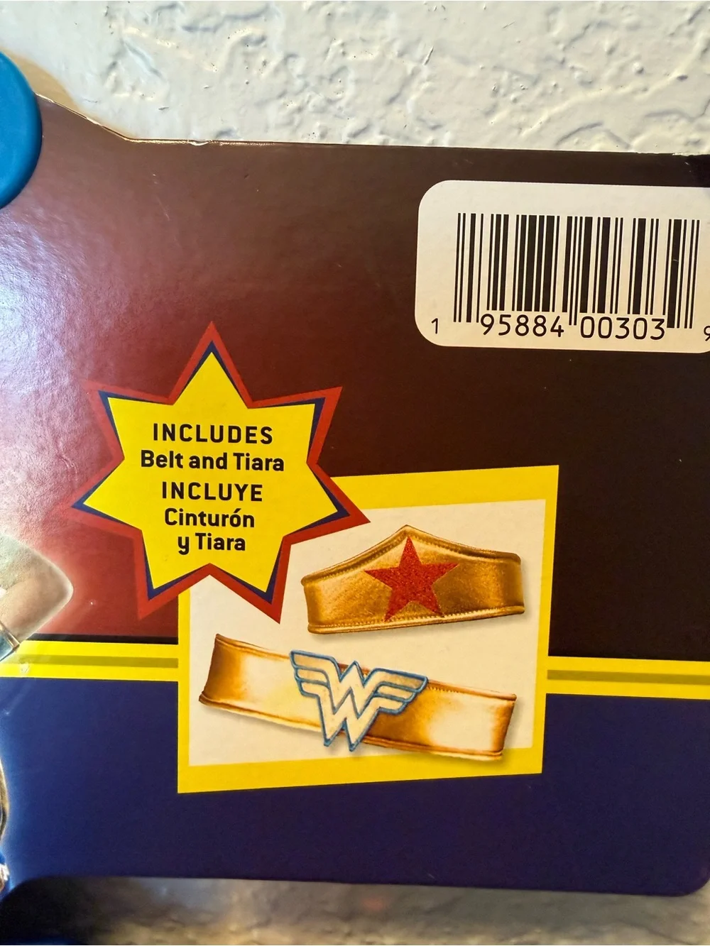 Rubie's DC Comics Wonder Woman Kids Costume - Red, Blue & Gold Princess Warrior